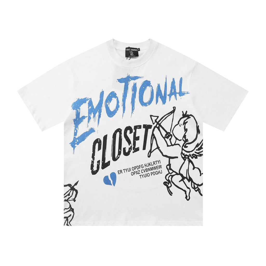 MIXED EMOTION Emotional Closet Cupid Graphic Short-Sleeve T-Shirt — hero