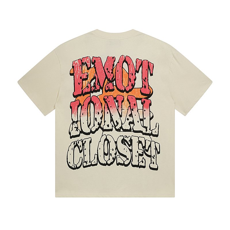 MIXED EMOTION Cowboy Graphic Short-Sleeve T-Shirt — back