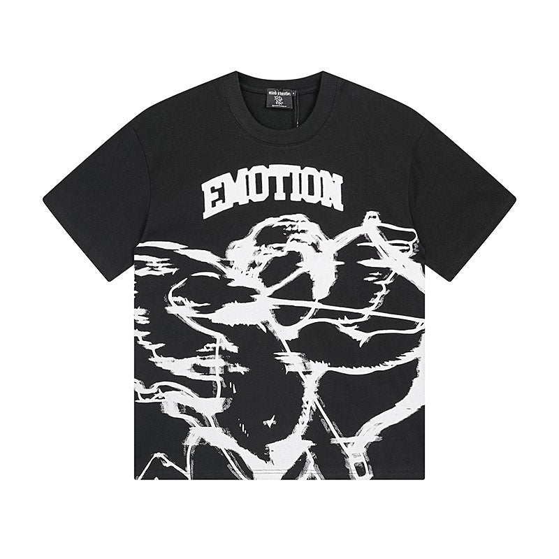 MIXED EMOTION Front-and-Back Graphic T-Shirt — hero