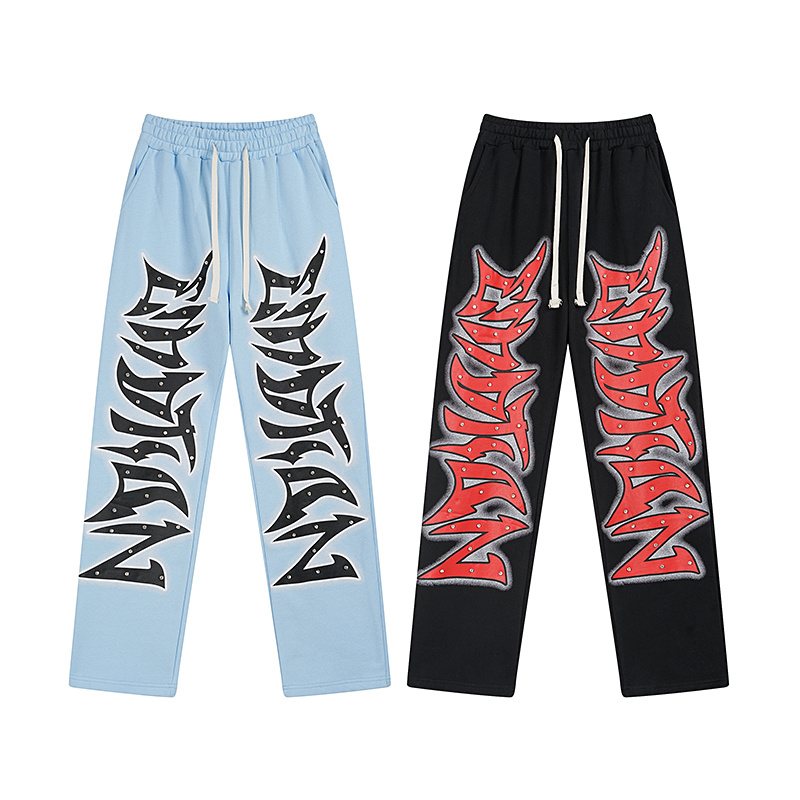 MIXED EMOTION Graphic Sweatpants — comparison
