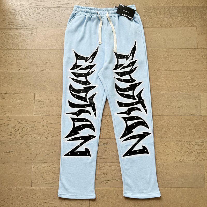 MIXED EMOTION Graphic Sweatpants — front