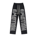 MIXED EMOTION Diamond Graphic Pants — hero