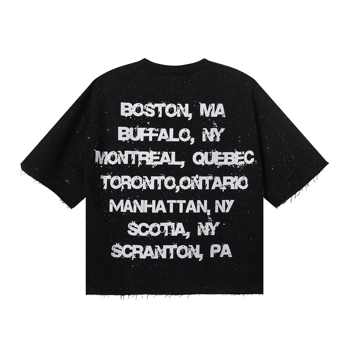 BKYS Revival No Discipline Rhinestone Graphic T-Shirt — back