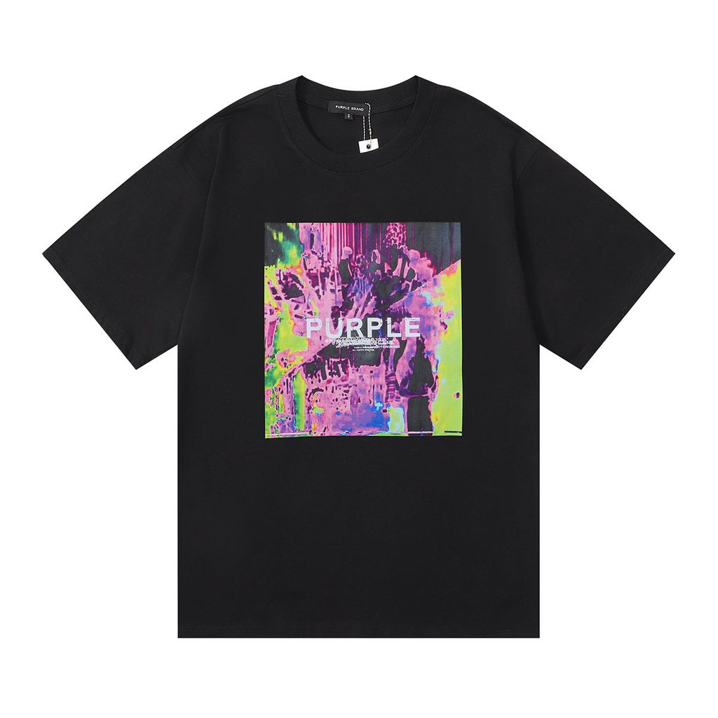 Purple Brand Abstract Graphic T-Shirt — hero