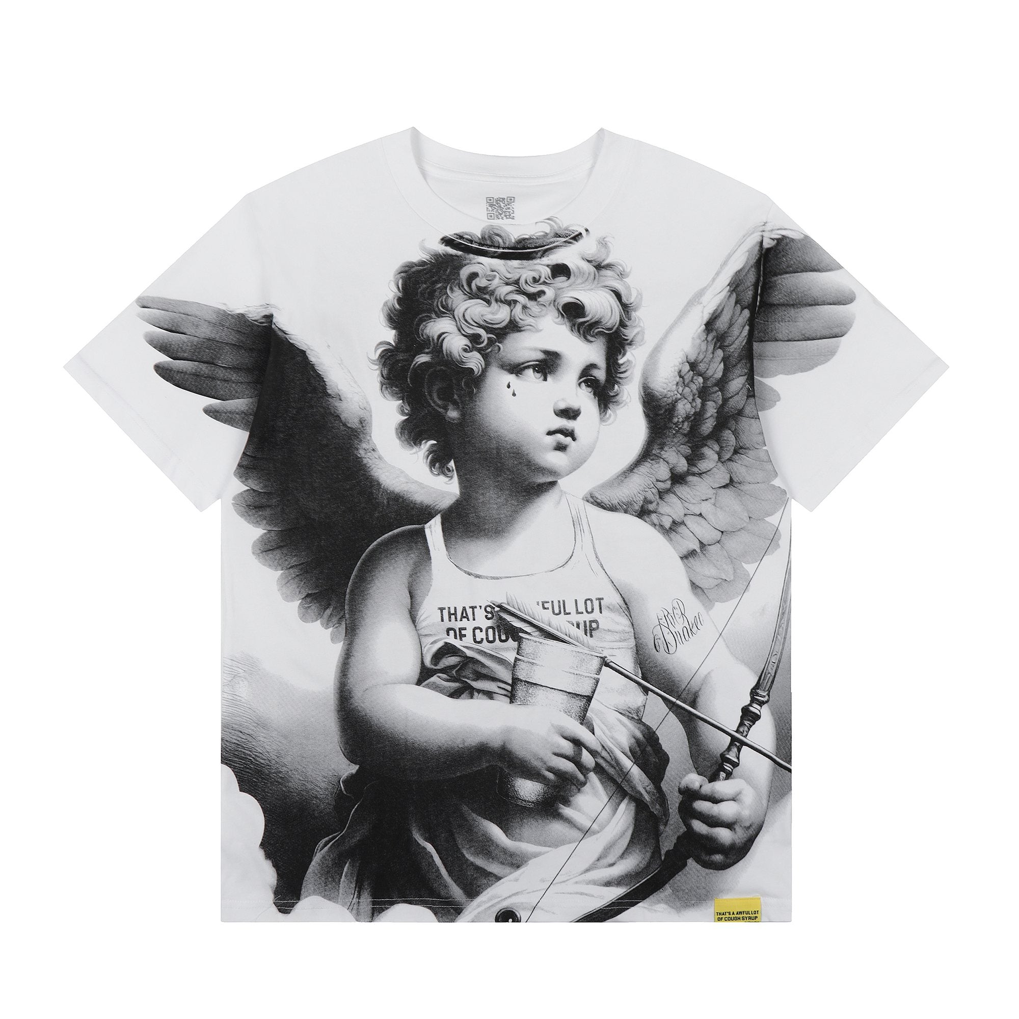 THAT'S A AWFUL LOT OF COUGH SYRUP Cherub Graphic T-Shirt — hero