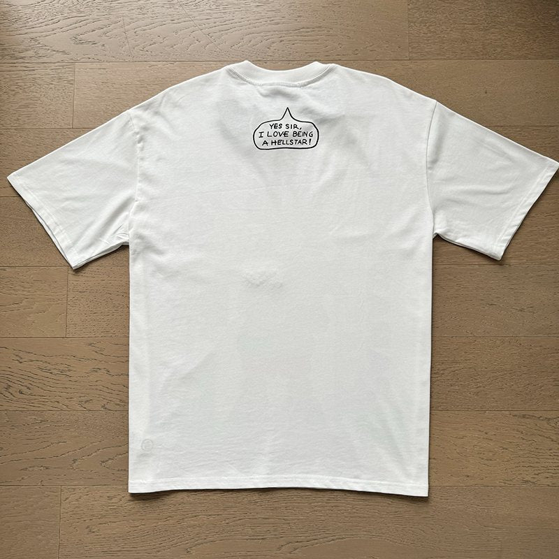 Hellstar Cartoon Graphic T-Shirt — back