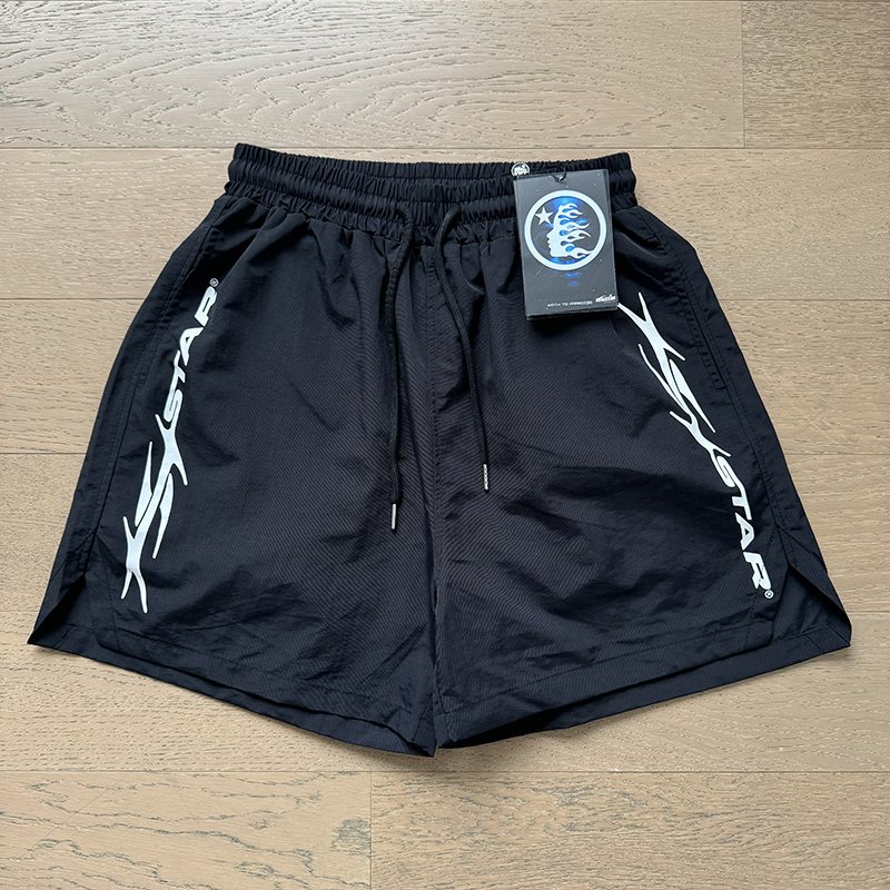 Hellstar Black Logo Graphic Shorts — hero