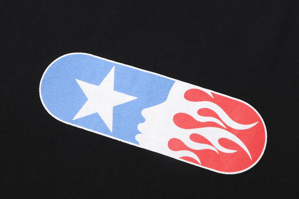 Hellstar Star Flame Capsule Graphic T-Shirt — detail