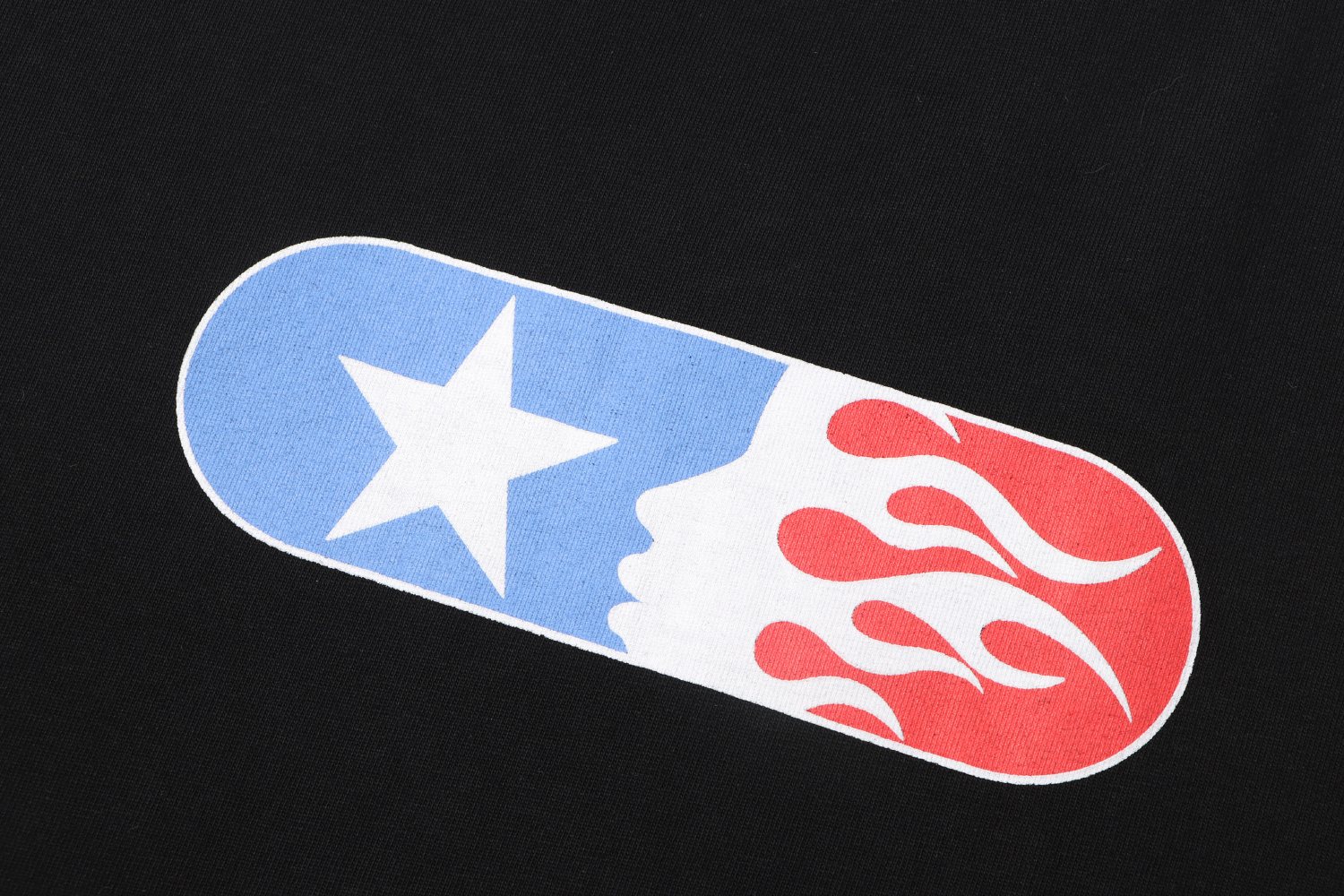 Hellstar Star Flame Capsule Graphic T-Shirt — detail