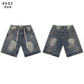 VALE SPORTS DIVISION Rhinestone Starburst Denim Shorts — hero