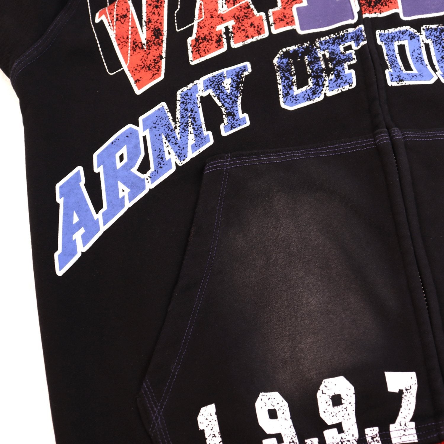 VALE USA Guardian Graphic Zip-Up Hoodie — detail