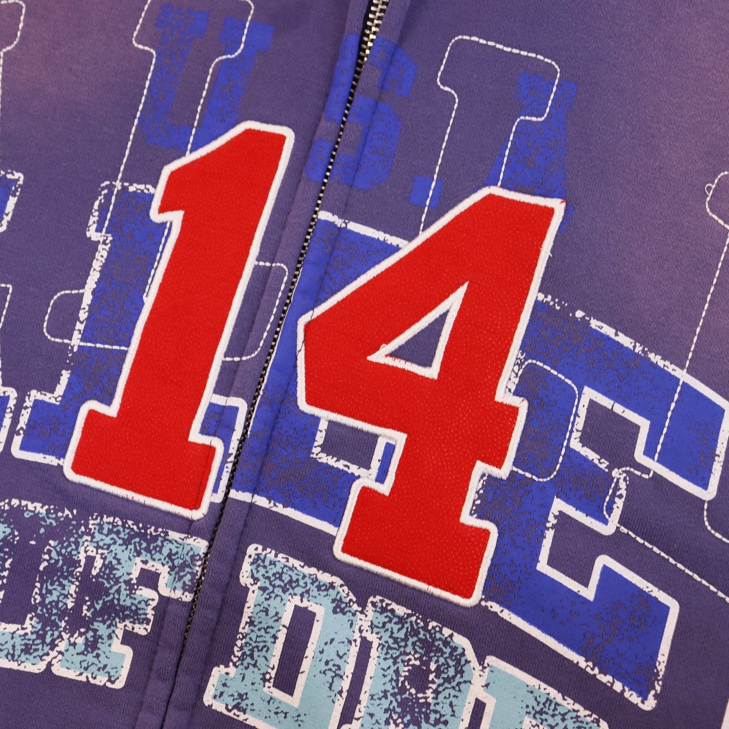 VALE USA Guardian Graphic Zip-Up Hoodie — detail