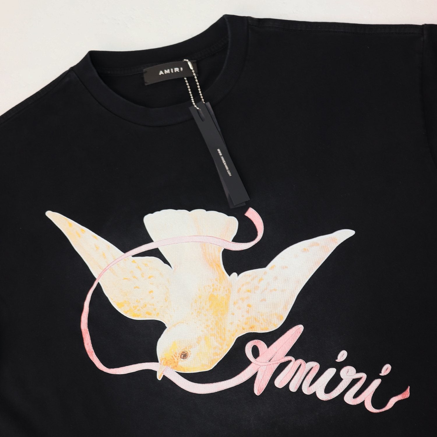 AMIRI Peace Dove Graphic T-Shirt — hang_tag