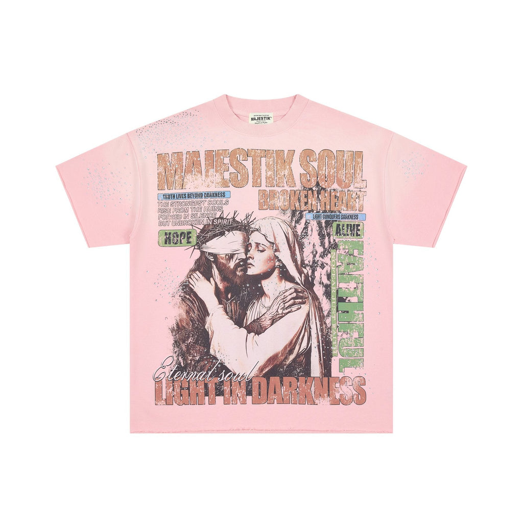 MAJESTIK Soul Graphic Short-Sleeve T-Shirt — front