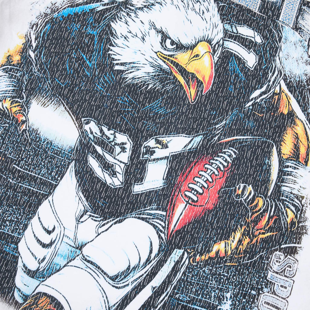 MAJESTIK Football Eagle Graphic T-Shirt — detail