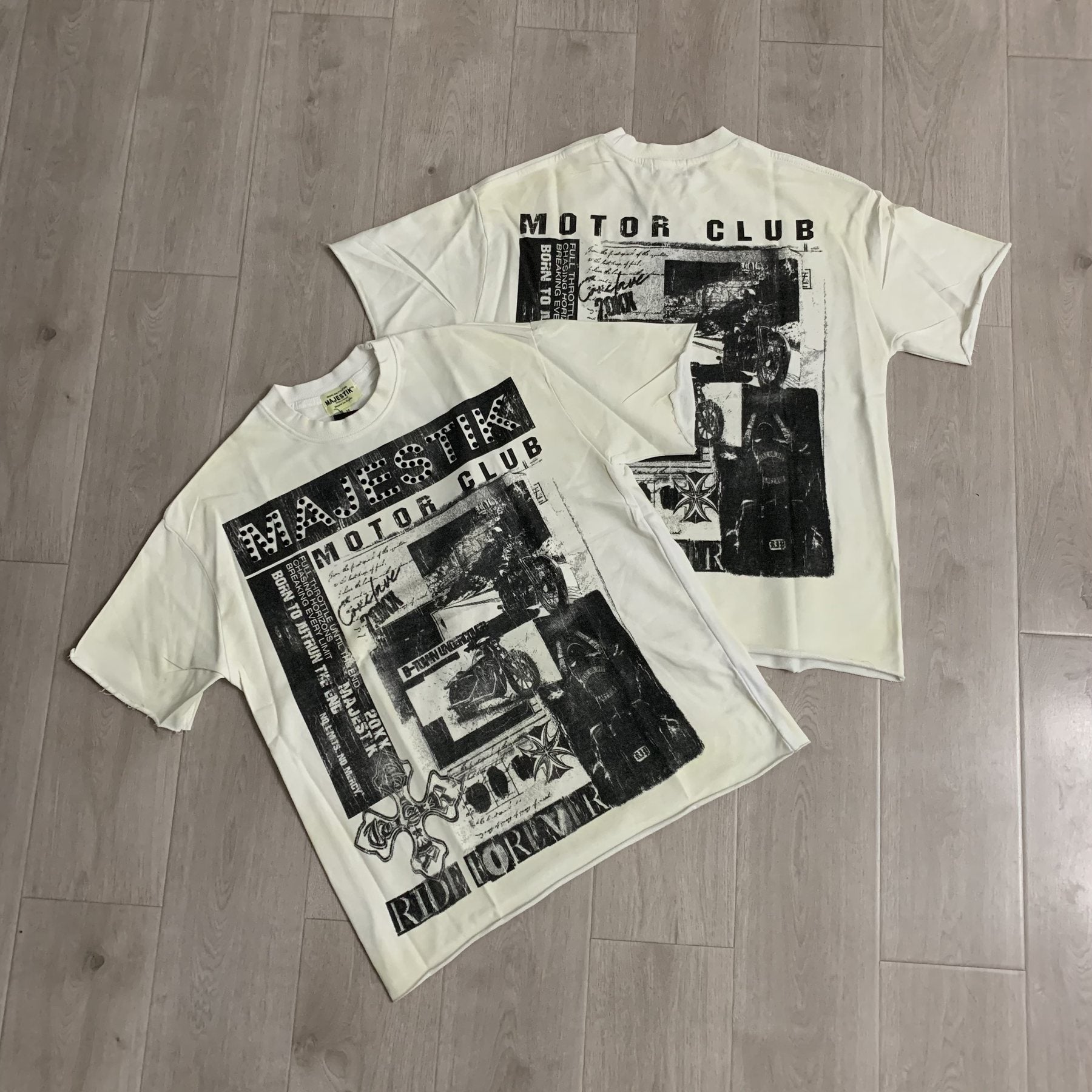 MAJESTIK Motor Club Graphic T-Shirt — context