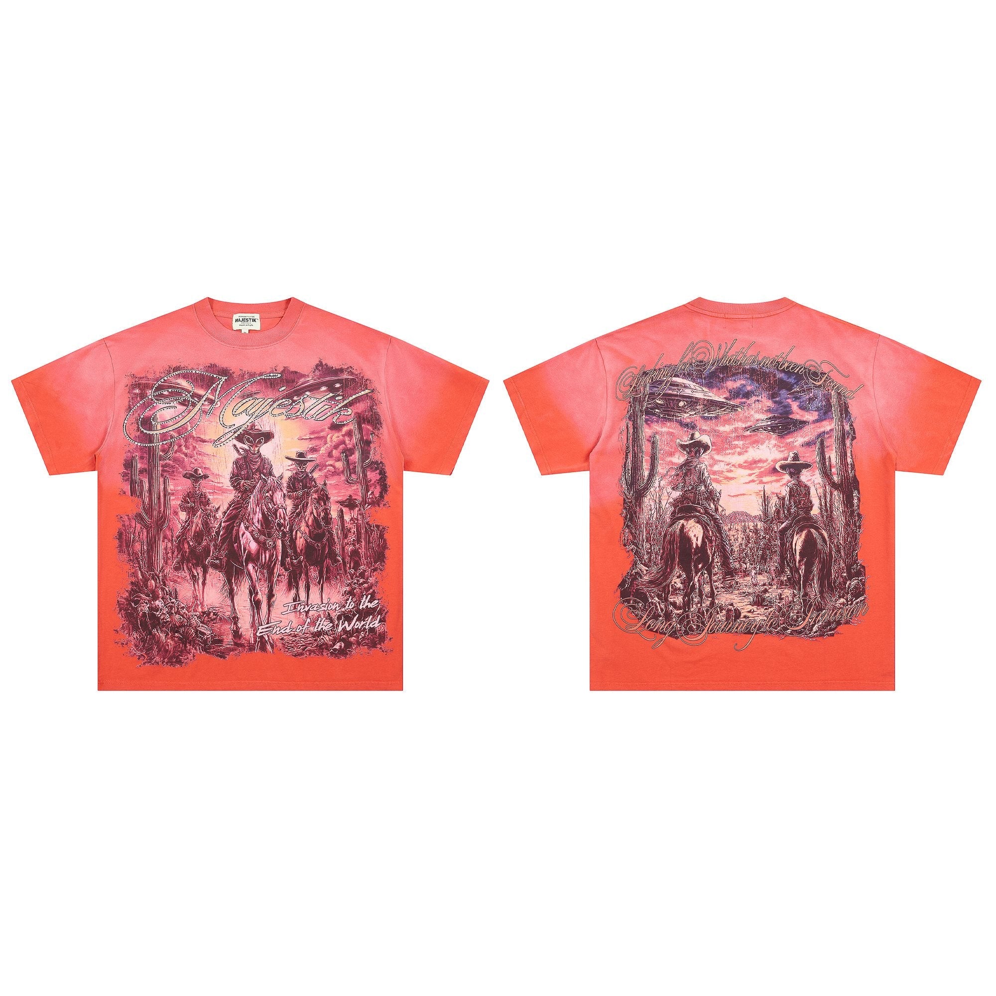 MAJESTIK Western UFO Graphic T-Shirt — hero
