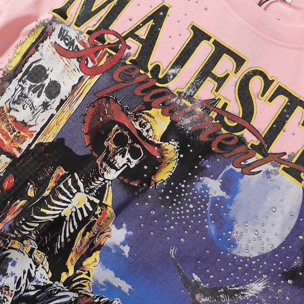 MAJESTIK Back To The One Graphic T-Shirt — detail