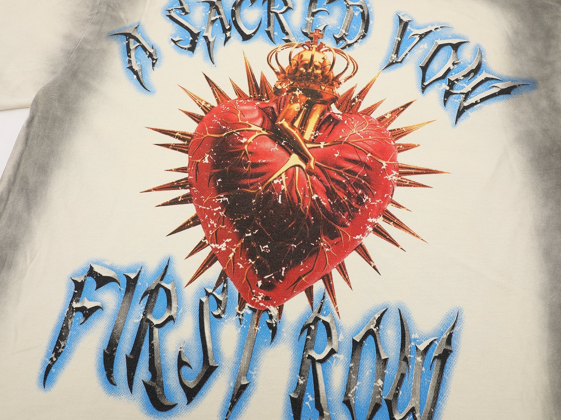 FIRST ROW A Sacred Vow Angel Graphic T-Shirt — detail