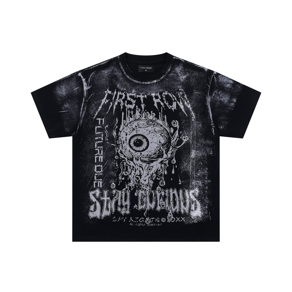 FIRST ROW Stay Curious Eyeball Graphic T-Shirt — hero