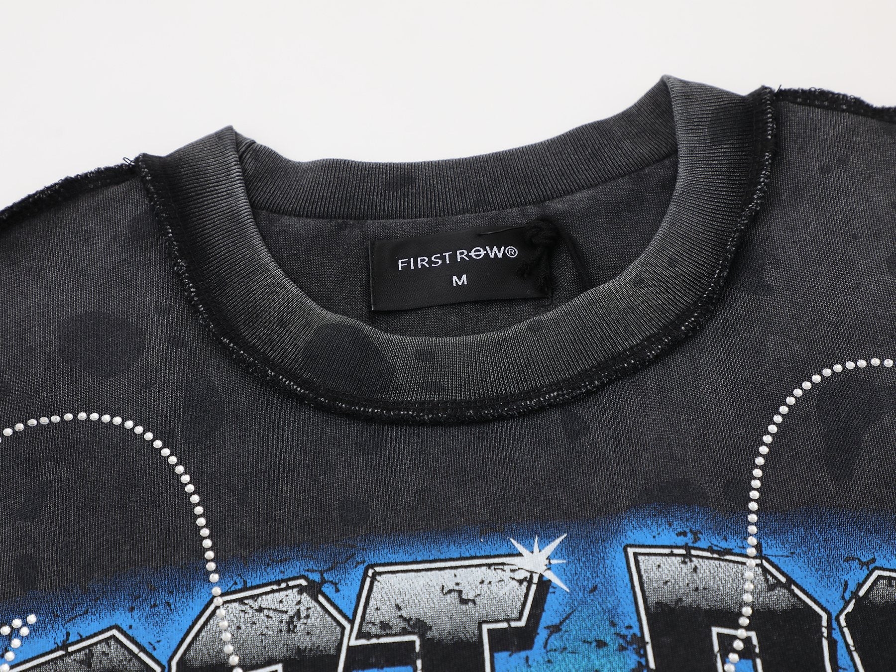 FIRST ROW A Sacred Vow Wing Graphic T-Shirt — neck_label
