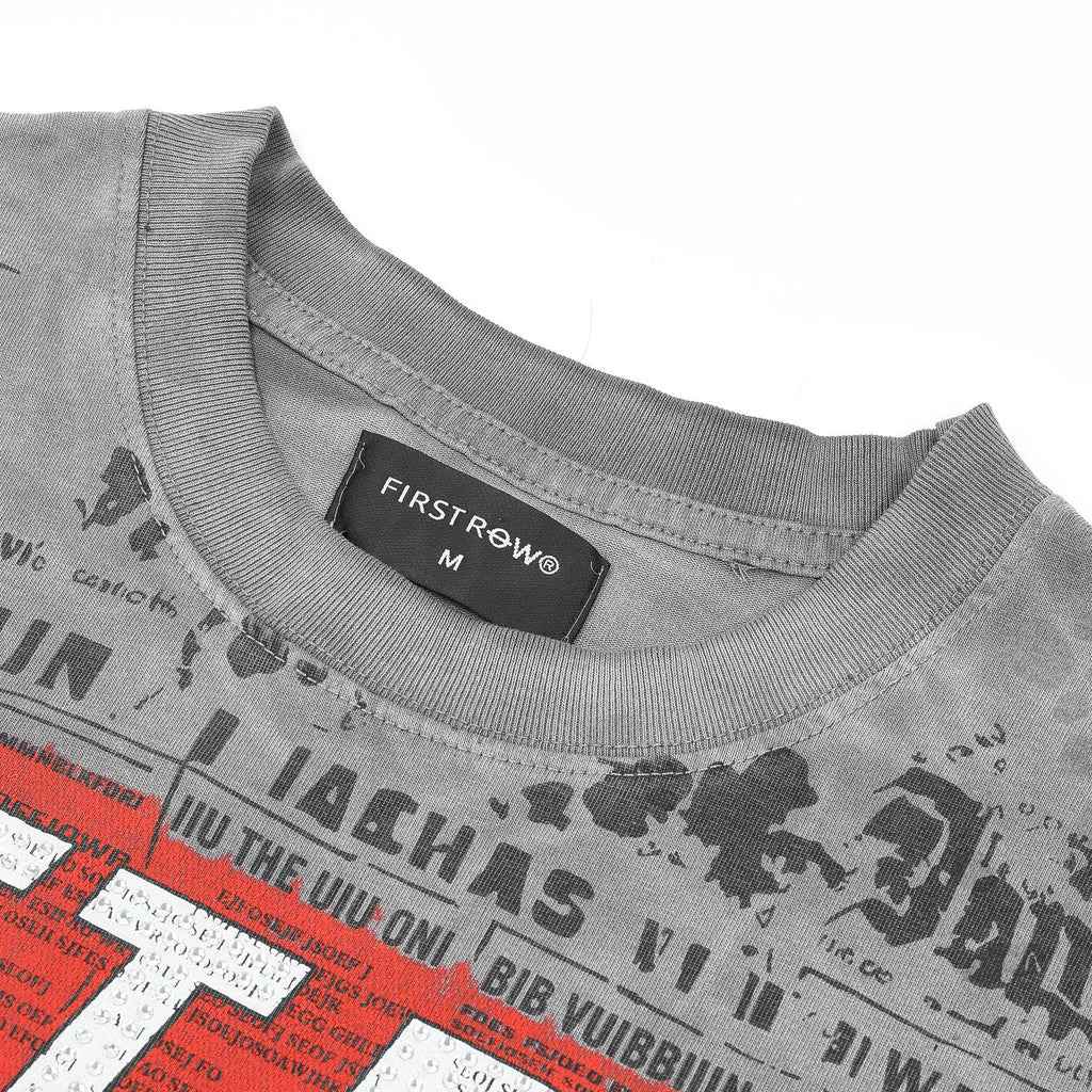 FIRST ROW Breaking News Venom Kills Graphic T-Shirt — neck_label