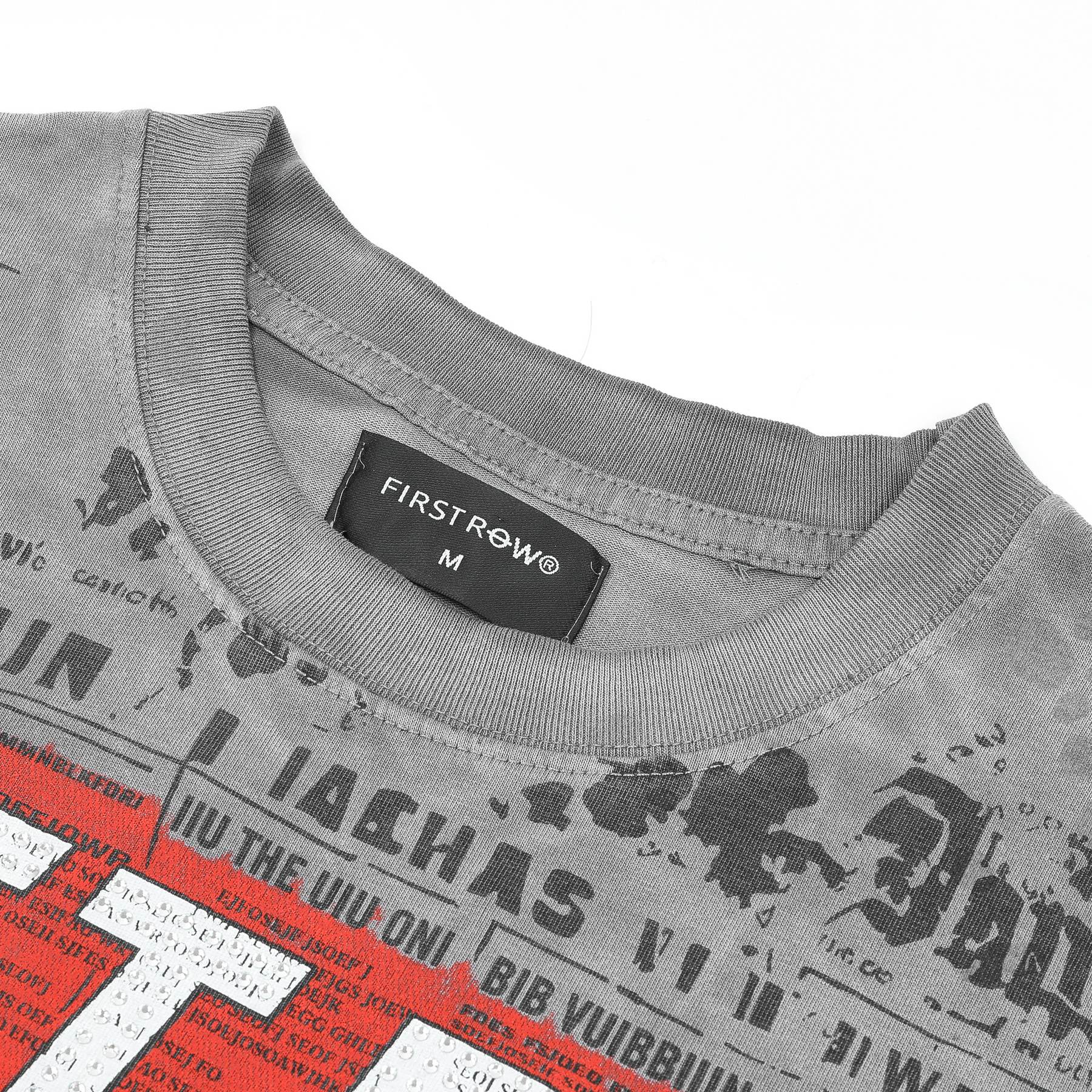 FIRST ROW Breaking News Venom Kills Graphic T-Shirt — neck_label