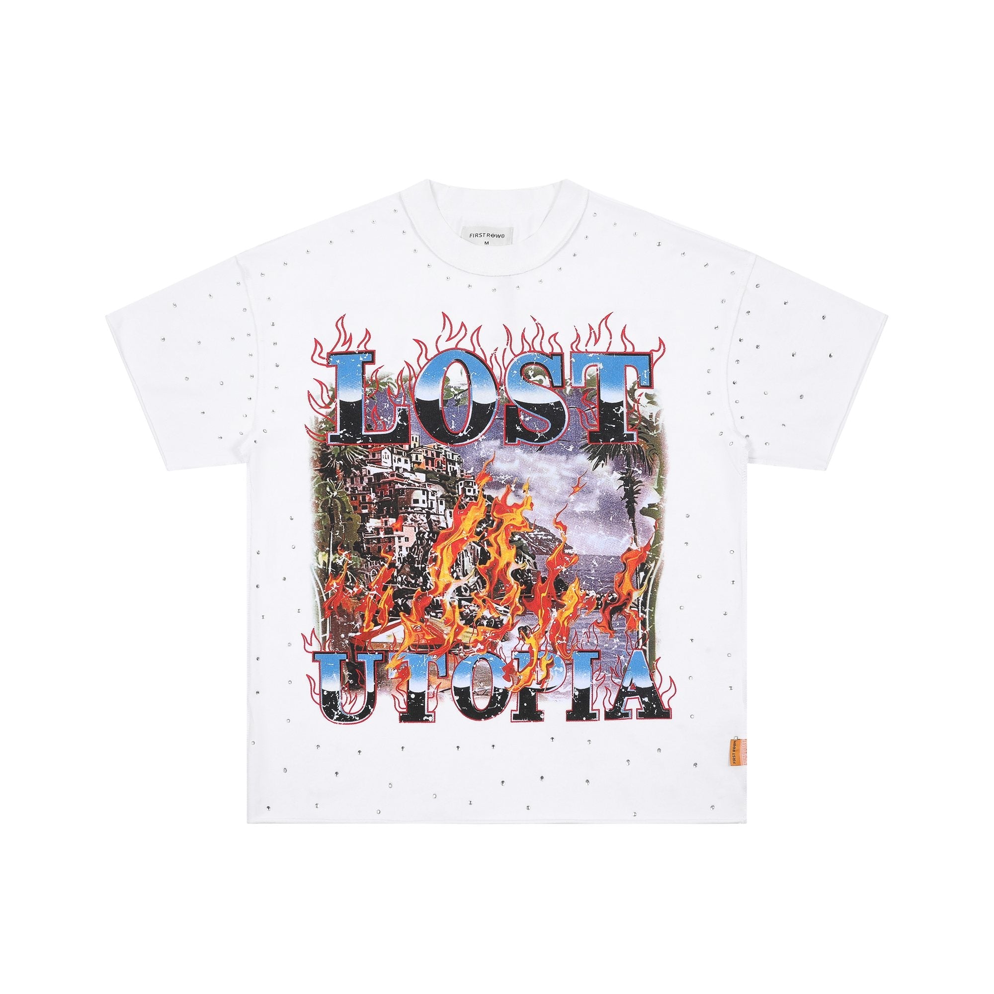 FIRST ROW Lost Utopia Burning Flame T-Shirt — hero
