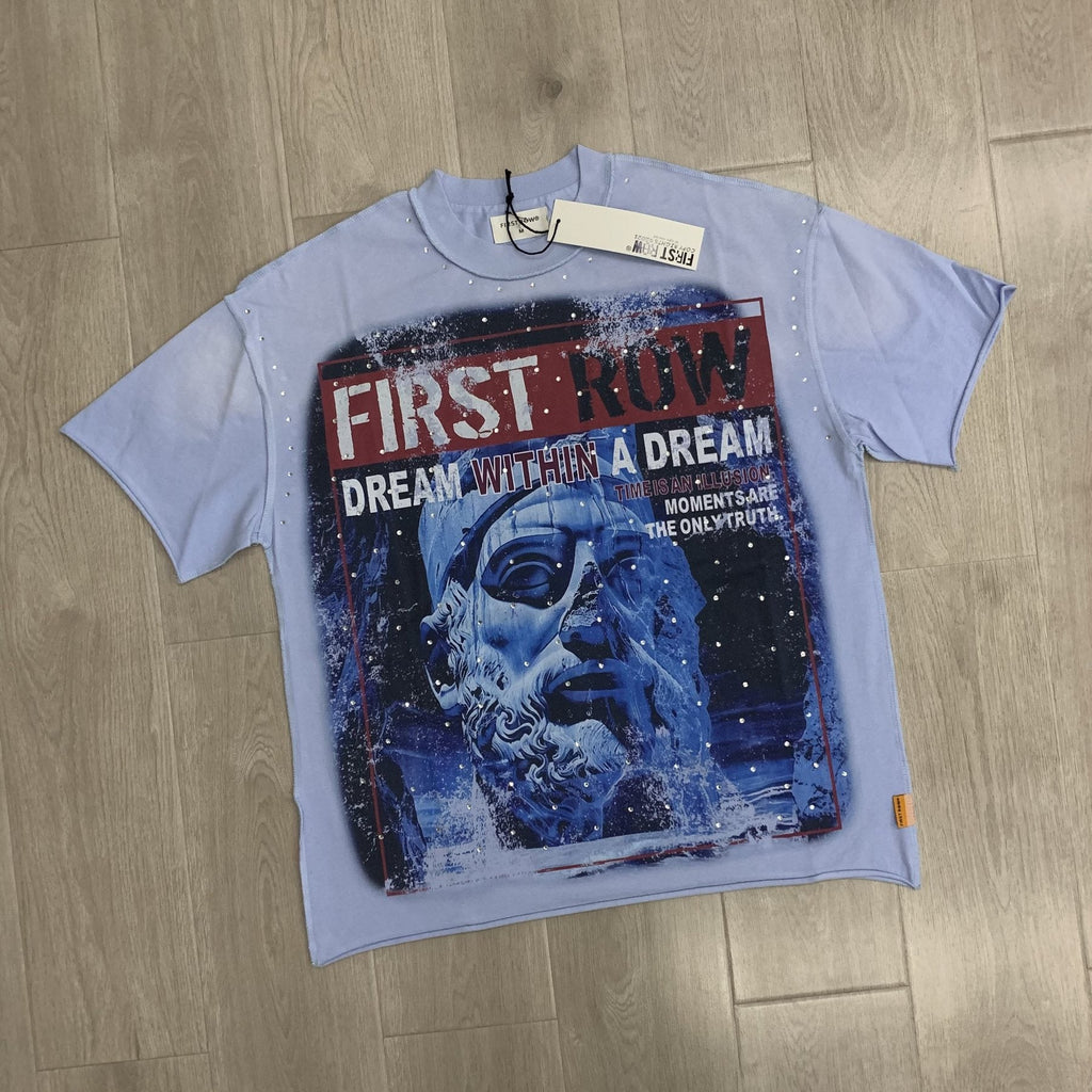 FIRST ROW Lost Utopia Ruins Dream Cropped T-Shirt — front
