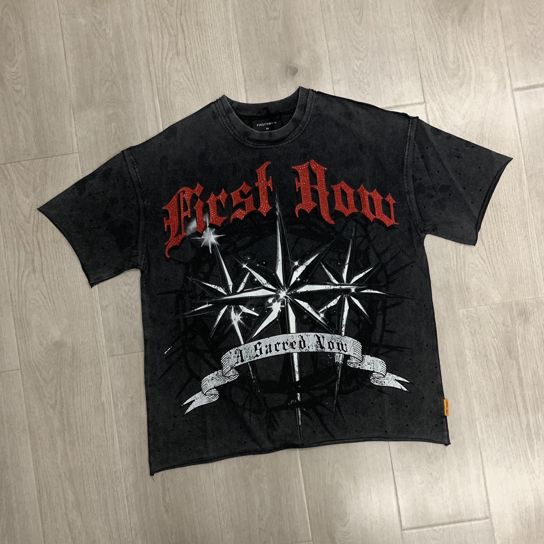 FIRST ROW A Sacred Vow Thornbush Stars Graphic T-Shirt — front
