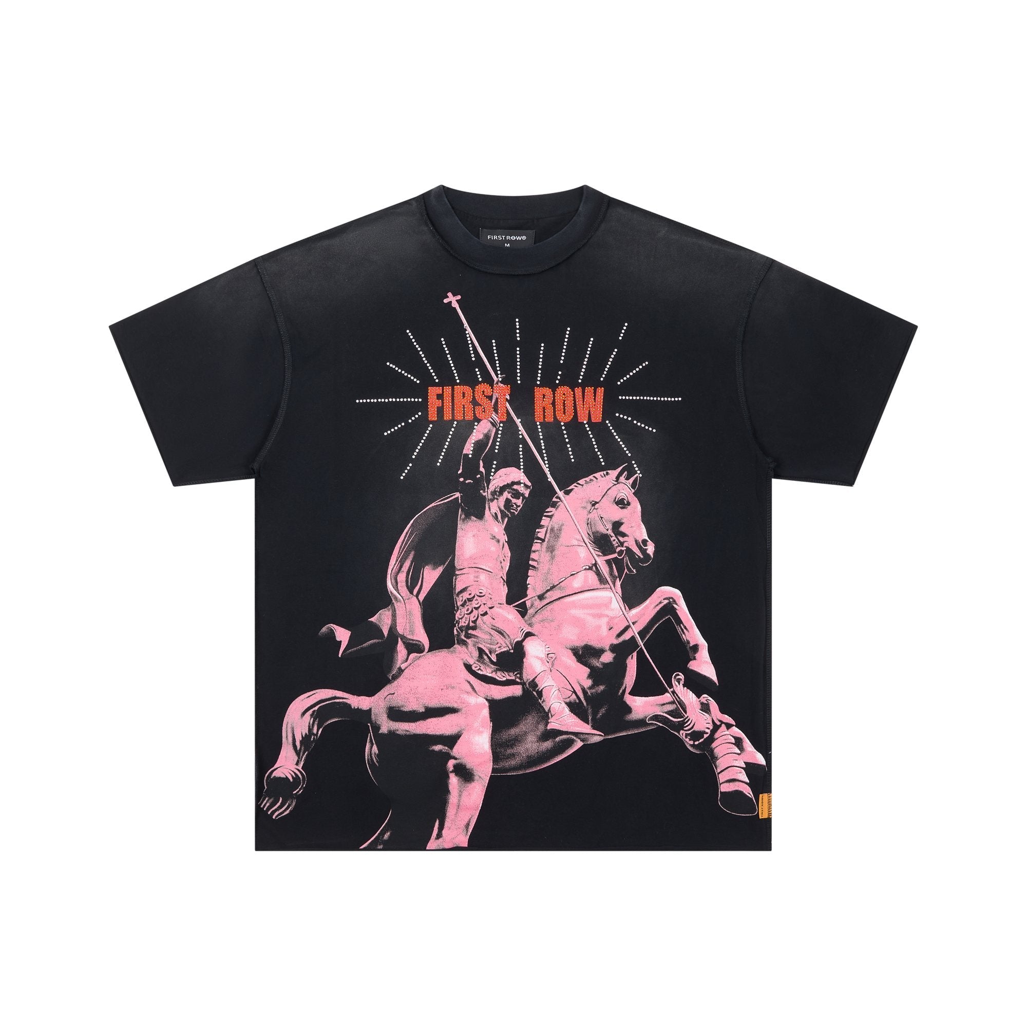 FIRST ROW Rising From Ruins Rhinestone Graphic T-Shirt — hero