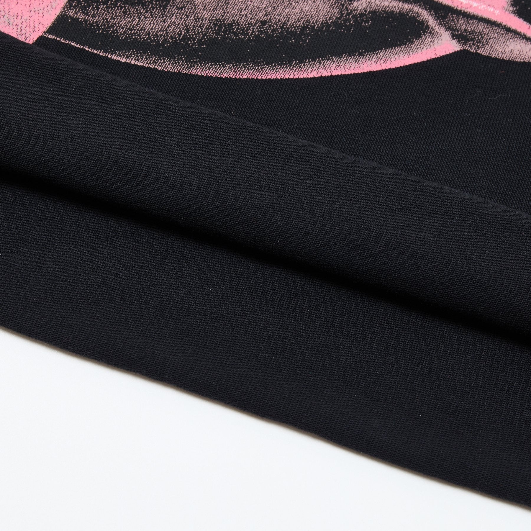 FIRST ROW Rising From Ruins Rhinestone Graphic T-Shirt — fabric_closeup