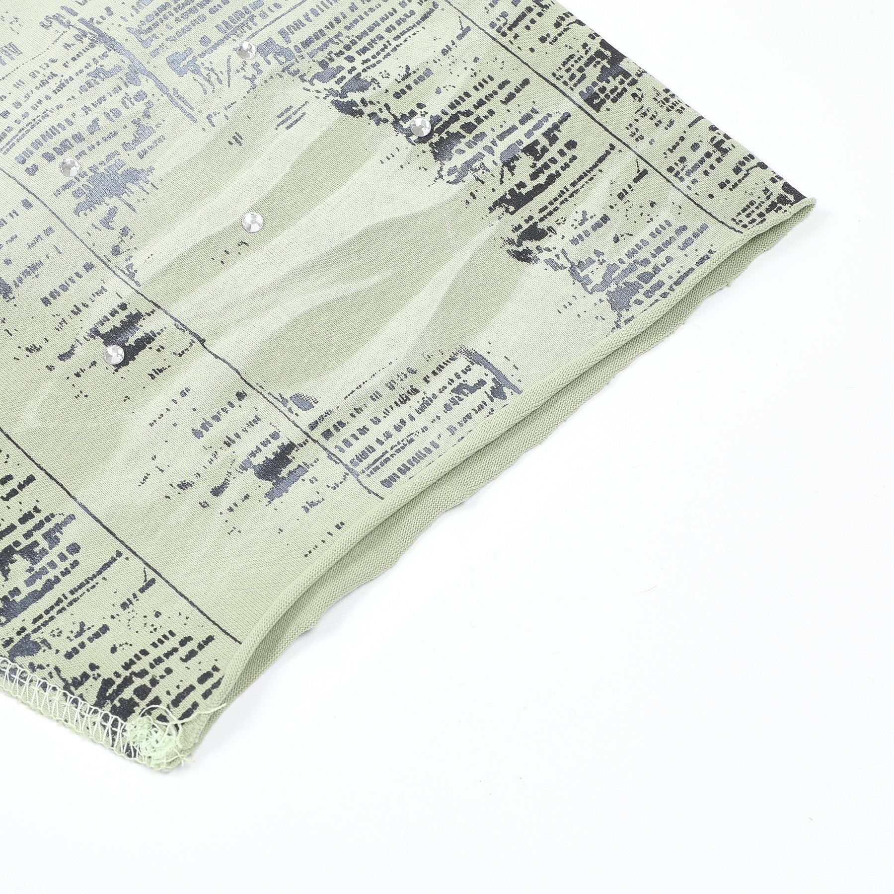 FIRST ROW Sacred Heart Cropped T-Shirt — detail