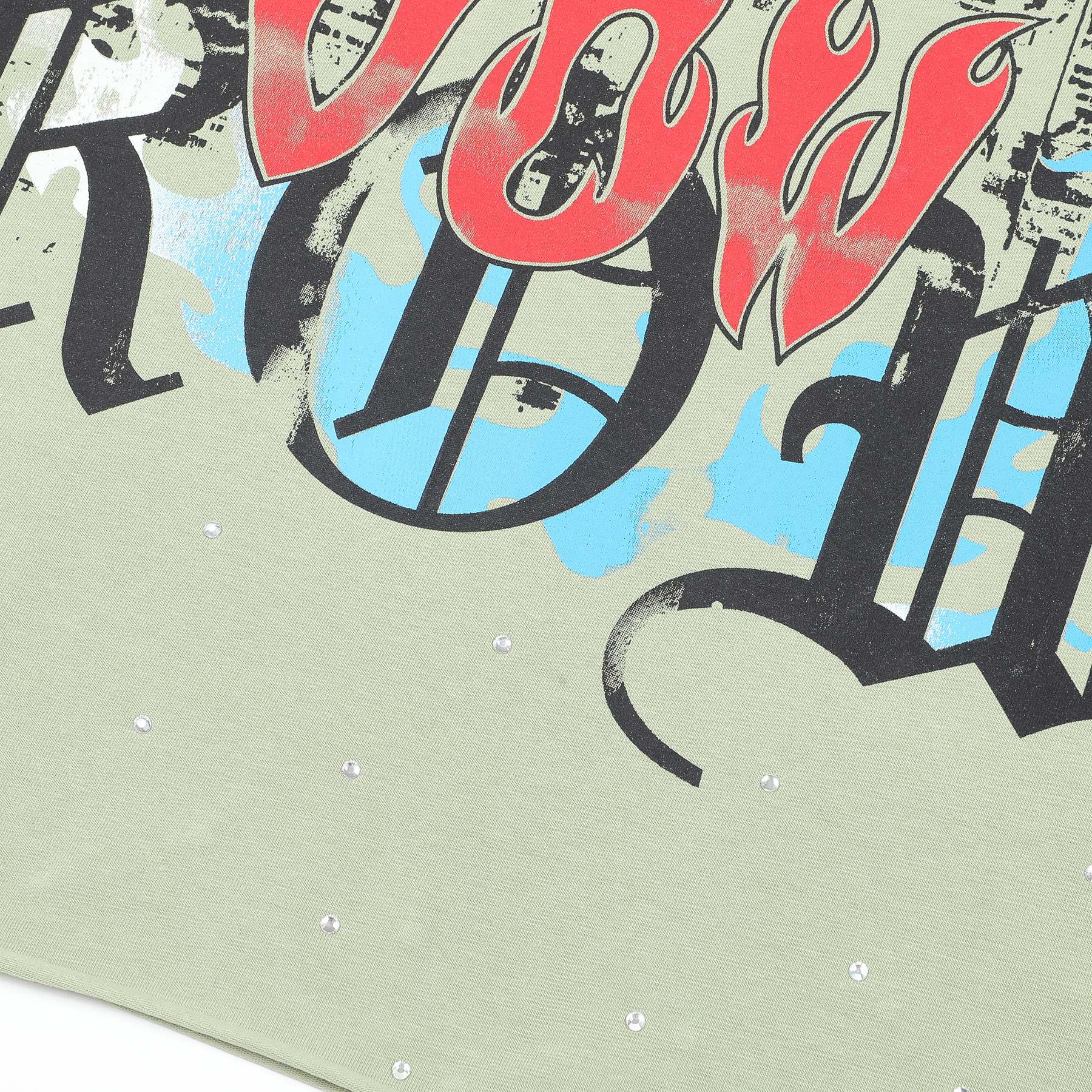 FIRST ROW Sacred Heart Cropped T-Shirt — detail