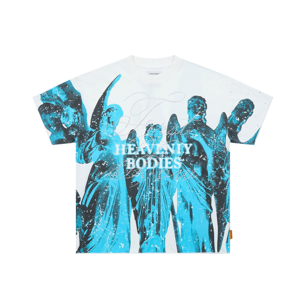 FIRST ROW Statues Rhinestone Graphic T-Shirt — hero