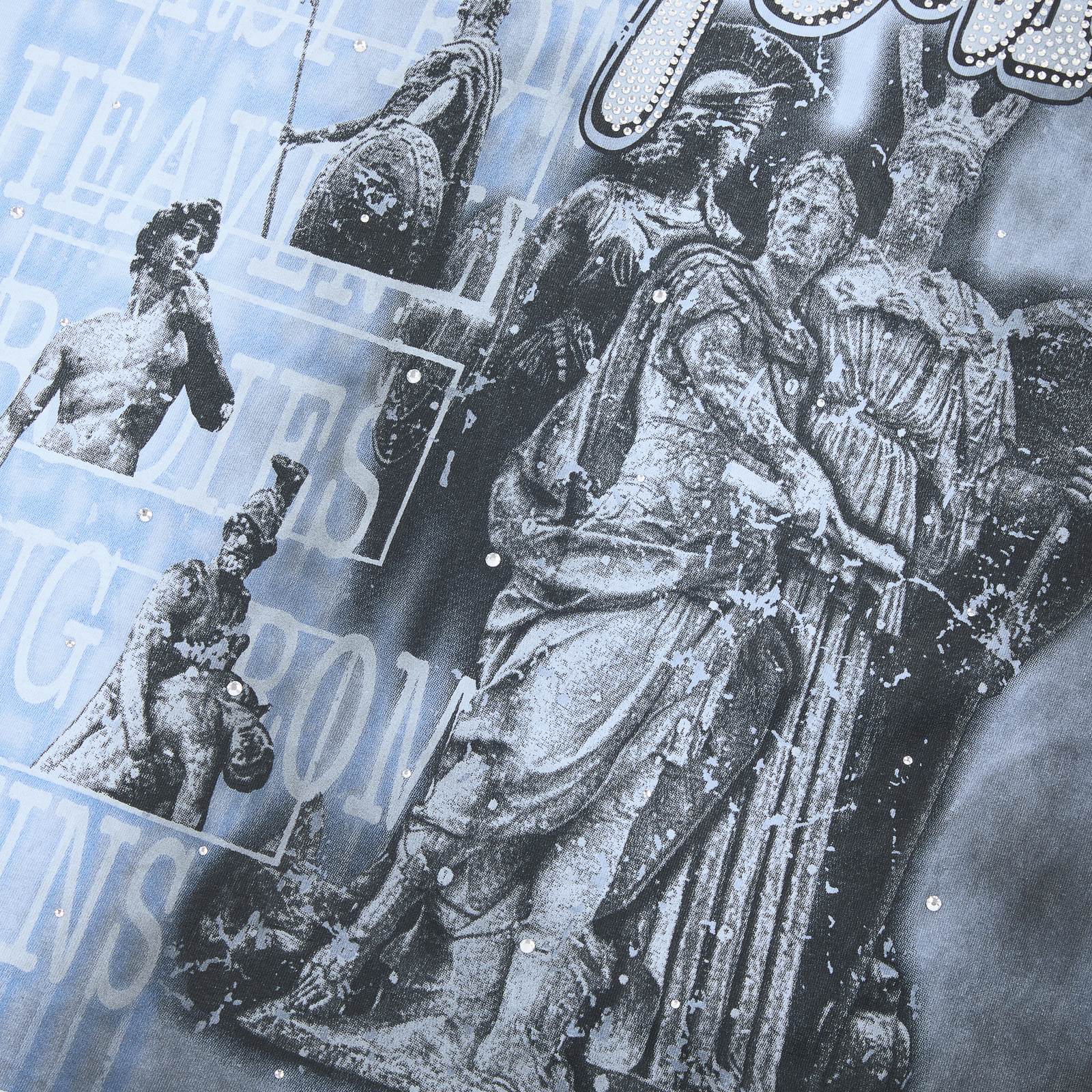 FIRST ROW Heavenly Bodies Rhinestone-Look Graphic T-Shirt — detail