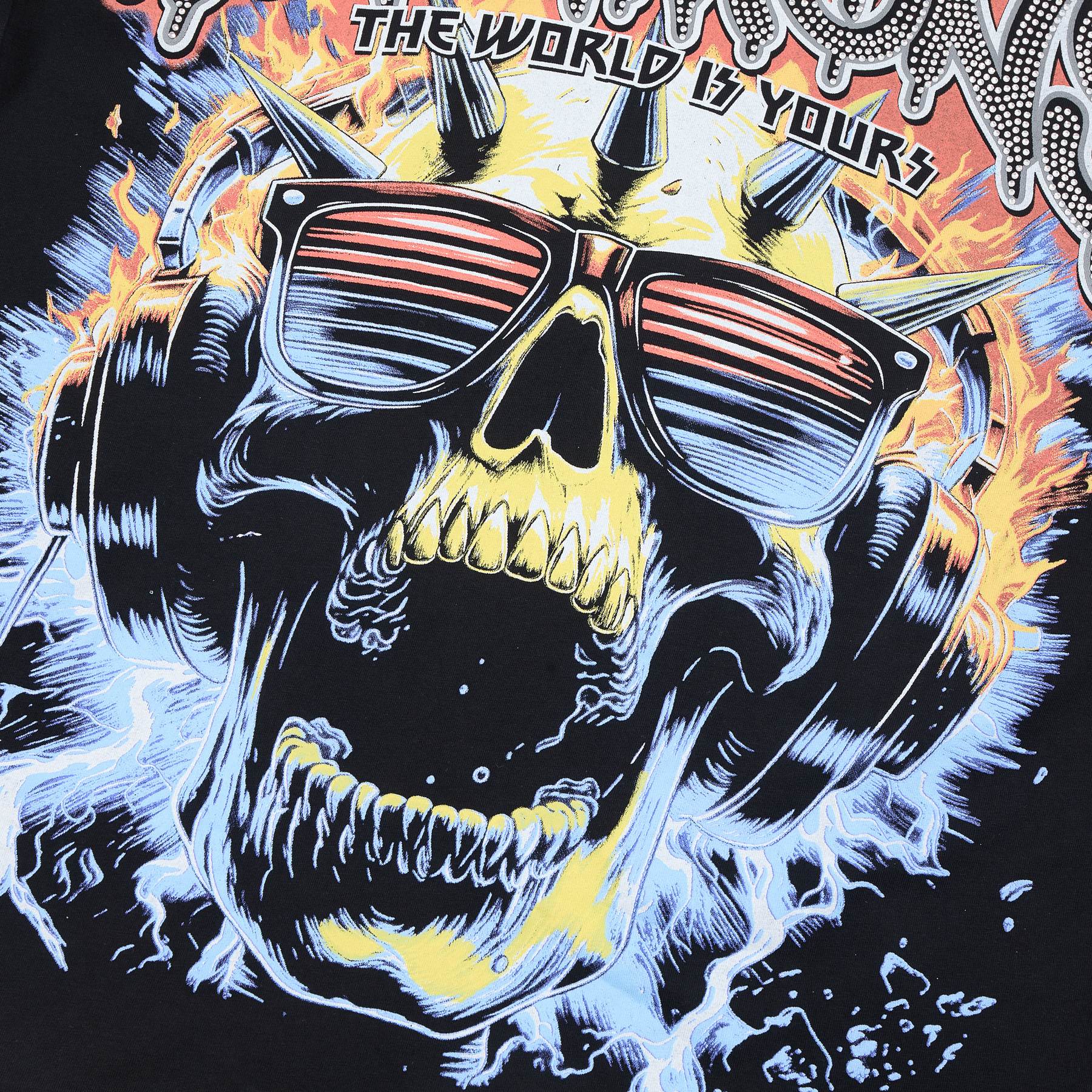 HARMONY Skull Graphic Short-Sleeve T-Shirt — detail