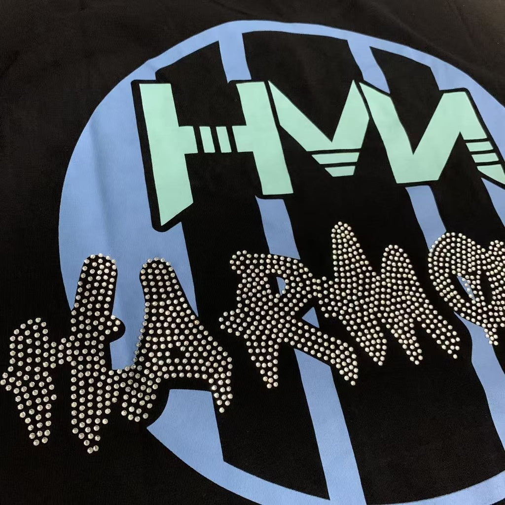 HARMONY Skeleton Guitar Graphic T-Shirt — detail