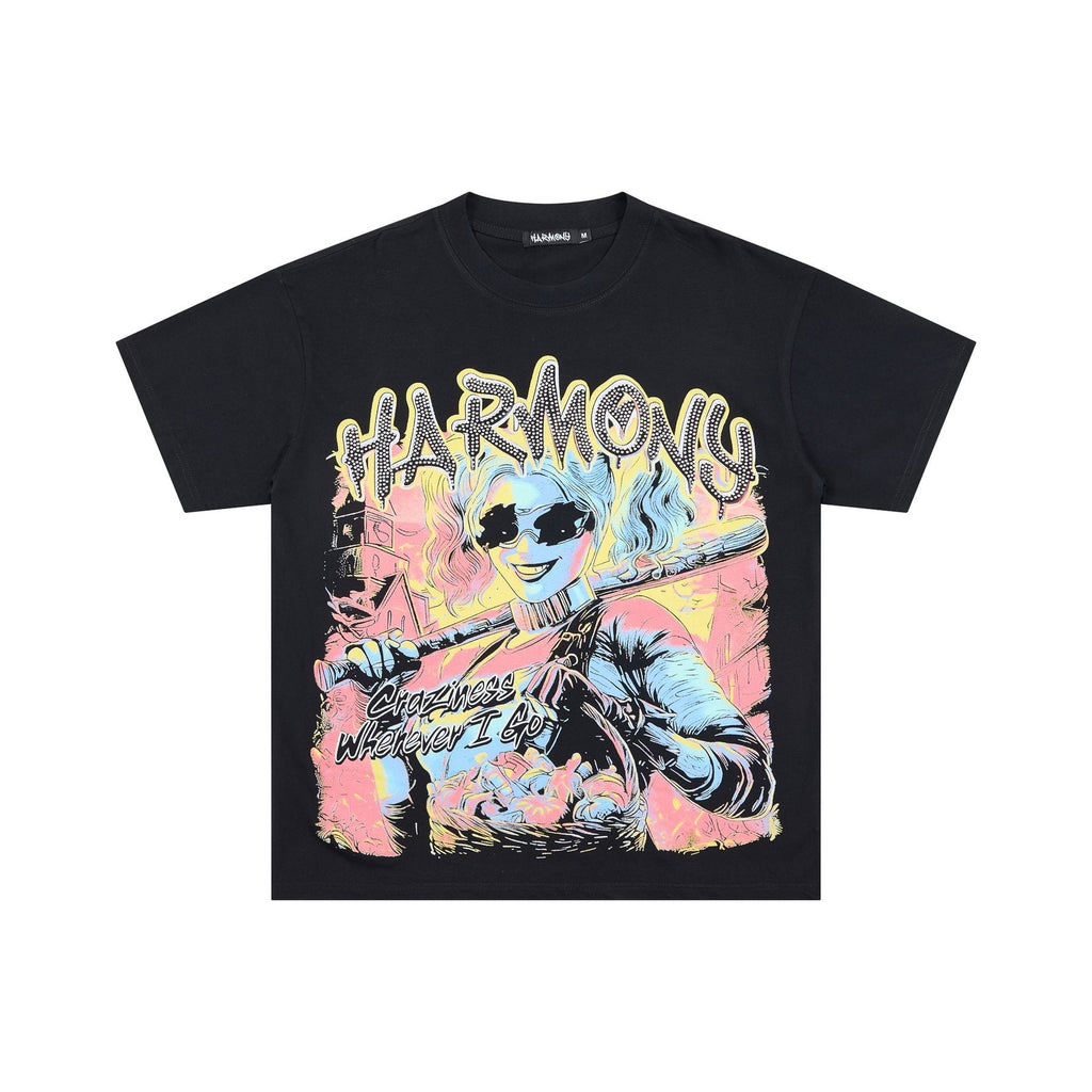 Harmony Craziness Wherever I Go Graphic T-Shirt — front