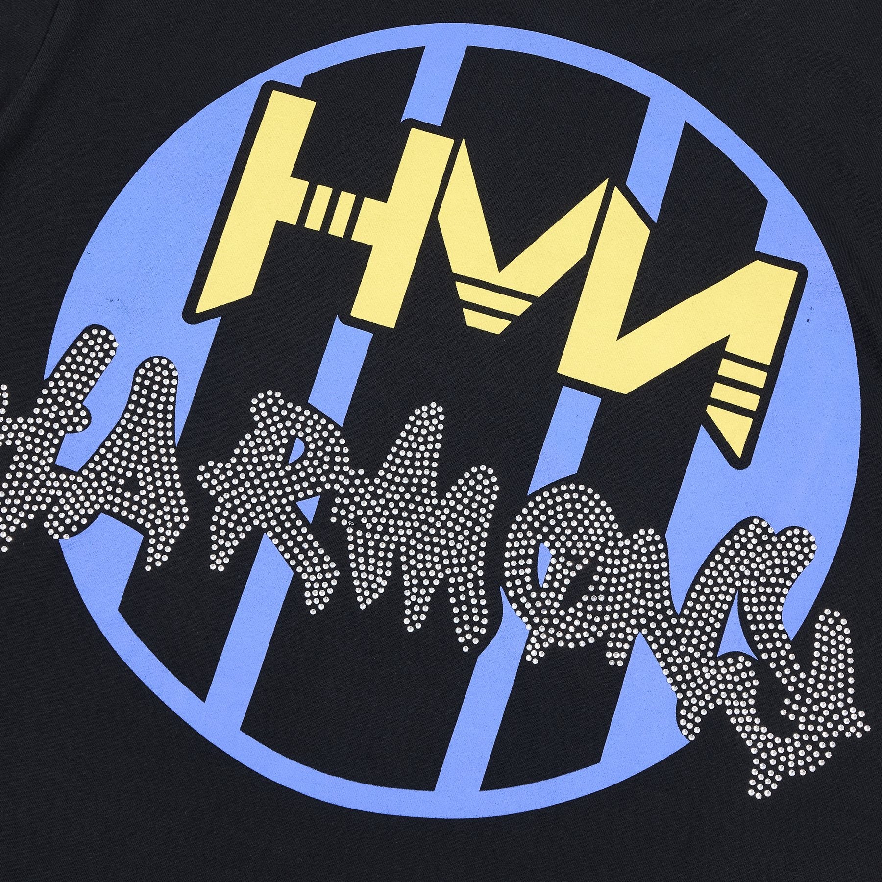 HARMONY UFO City Rhinestone Graphic T-Shirt — detail