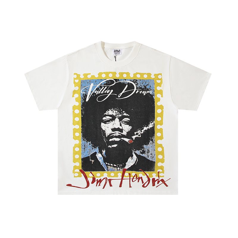 VALE USA Jimi Hendrix Graphic T-Shirt — front