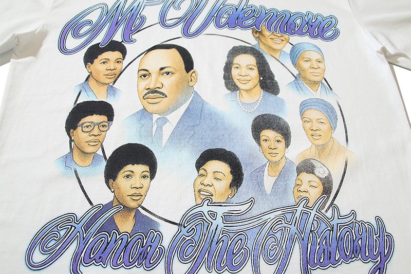 VALE USA Honor The History Graphic T-Shirt — detail