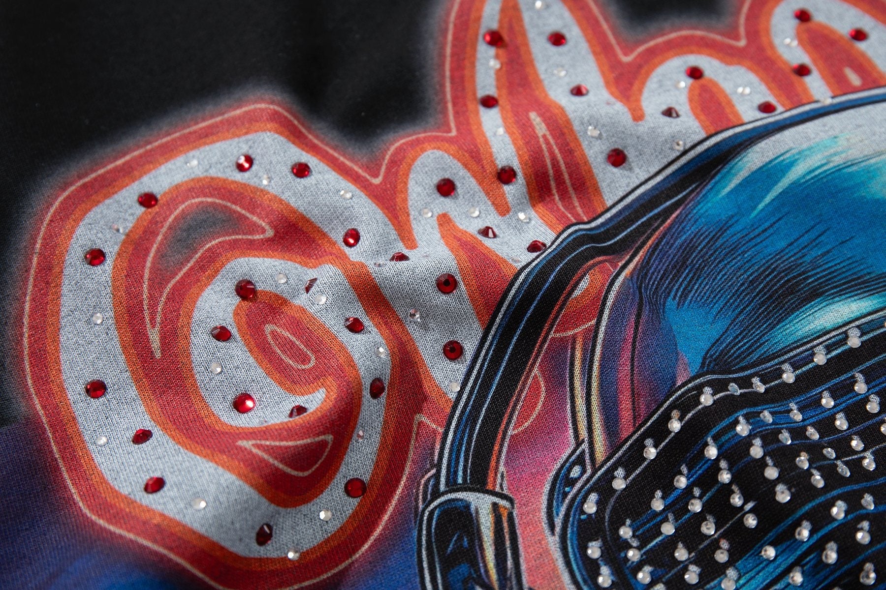 MAJESTIK Skull Graphic Short-Sleeve T-Shirt — detail