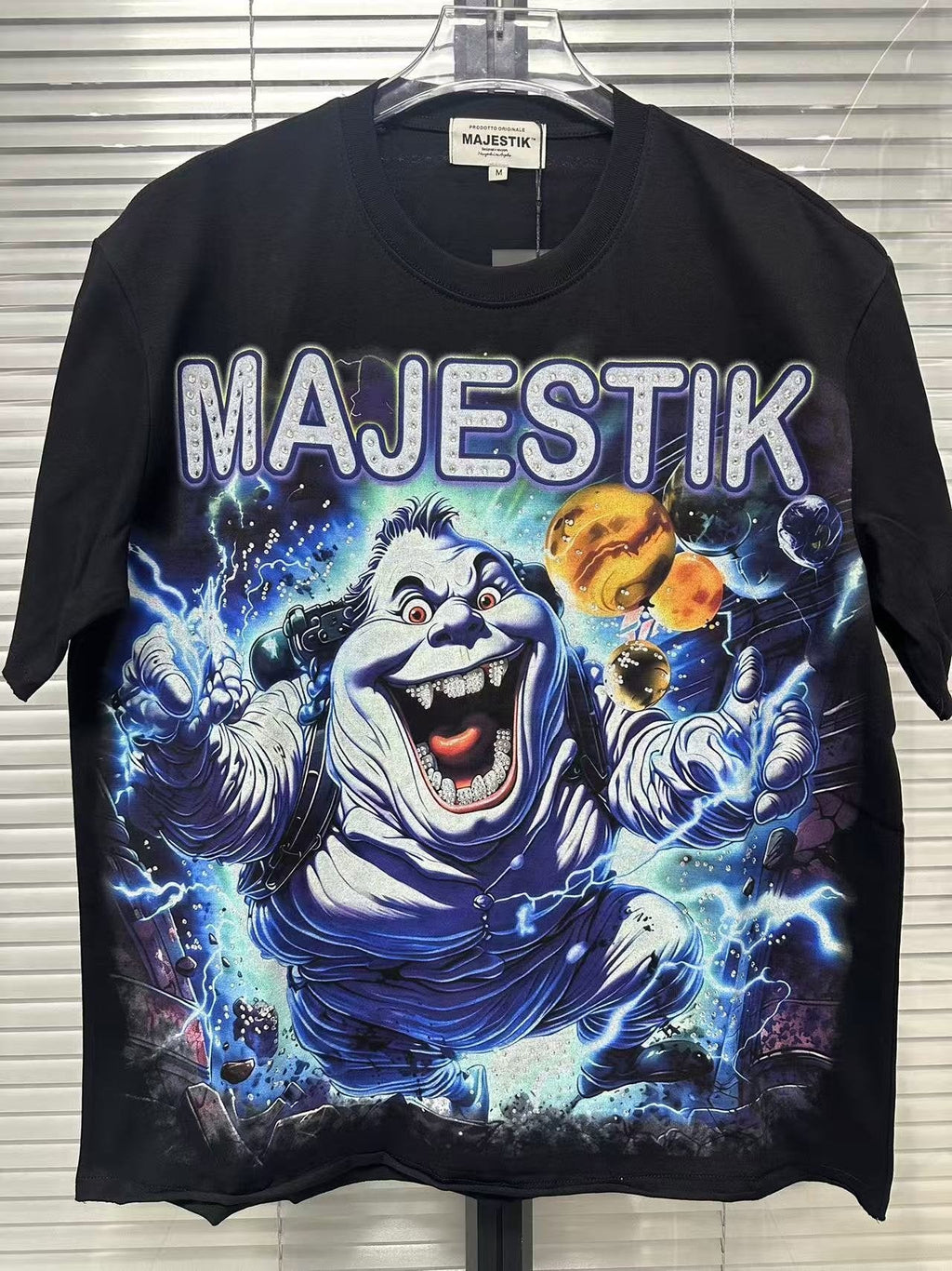 MAJESTIK Monster Graphic Short-Sleeve T-Shirt — context