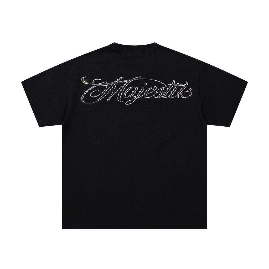 MAJESTIK Script Back Graphic T-Shirt — back