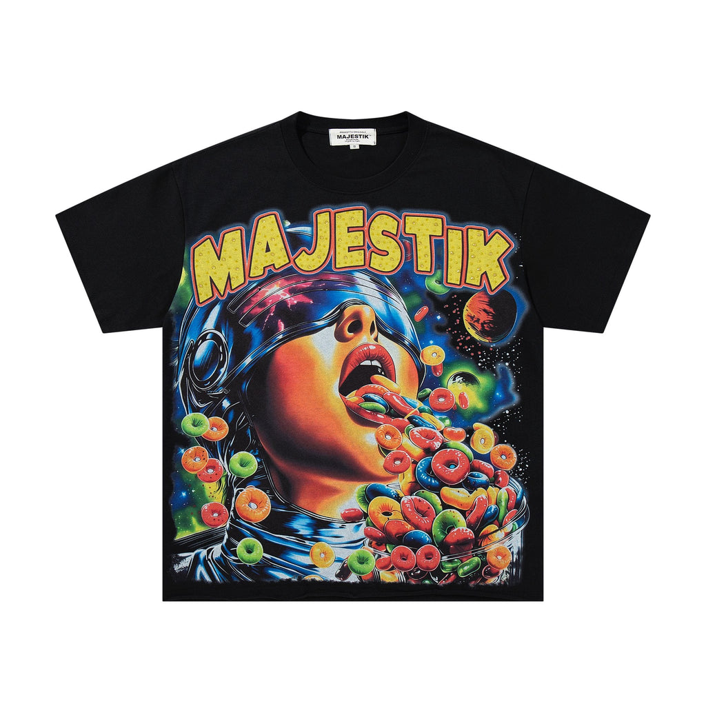 MAJESTIK Script Back Graphic T-Shirt — hero