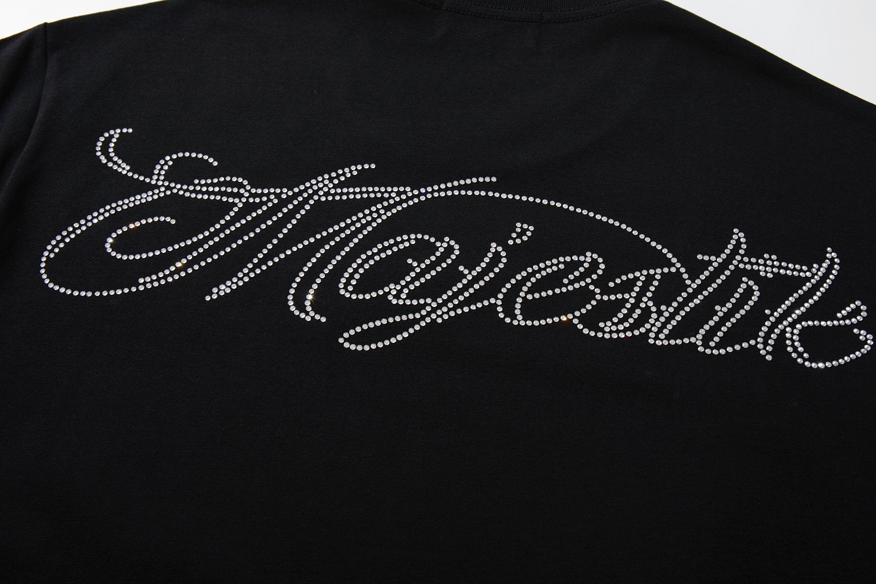MAJESTIK Script Back Graphic T-Shirt — detail