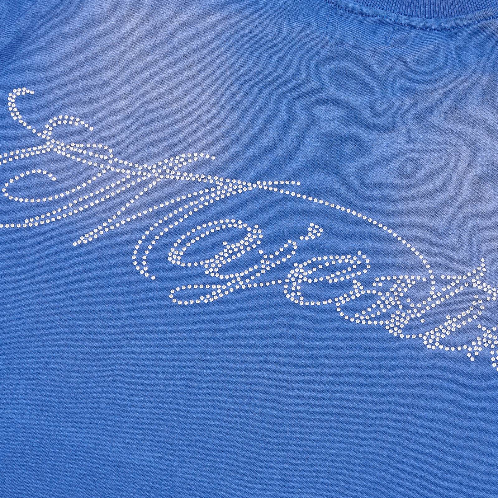 MAJESTIK Skeleton Driver Graphic T-Shirt — detail