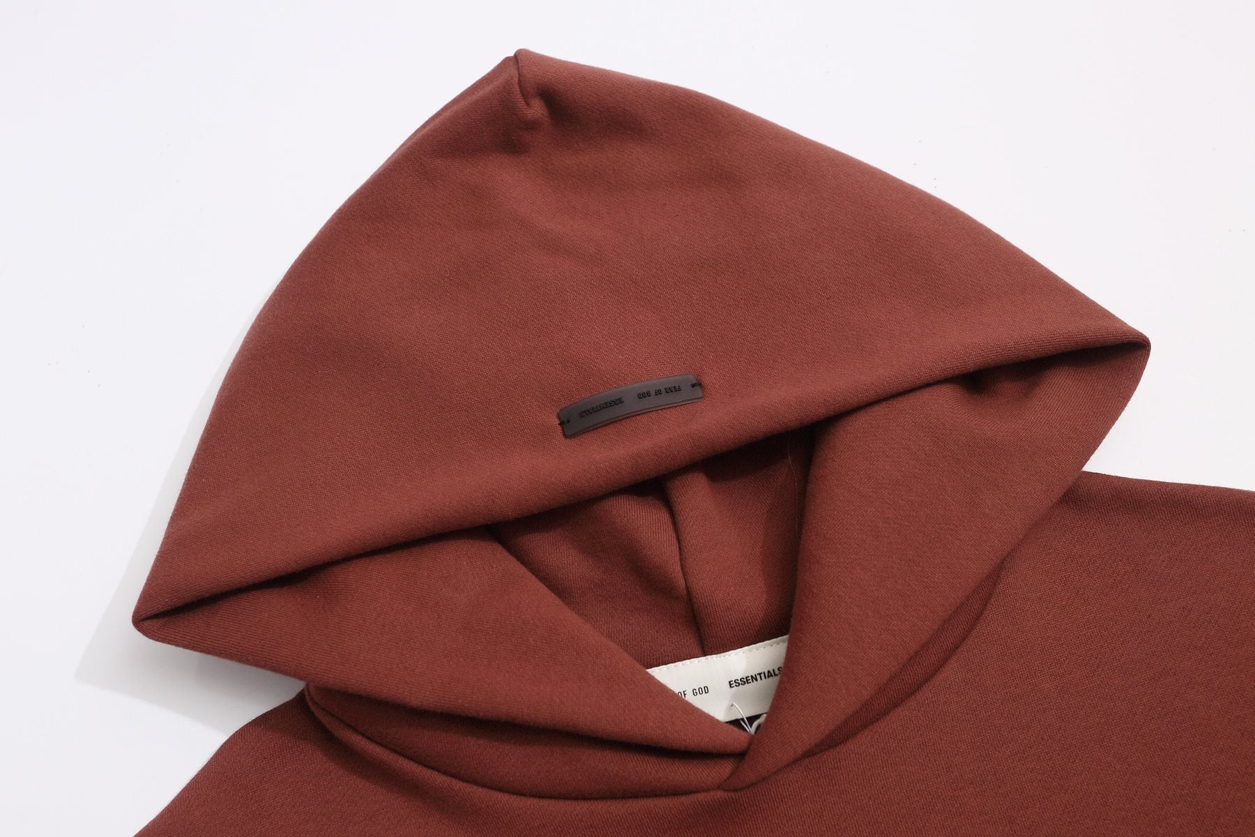Fear of God Essentials Fleece-Lined Pullover Hoodie — detail
