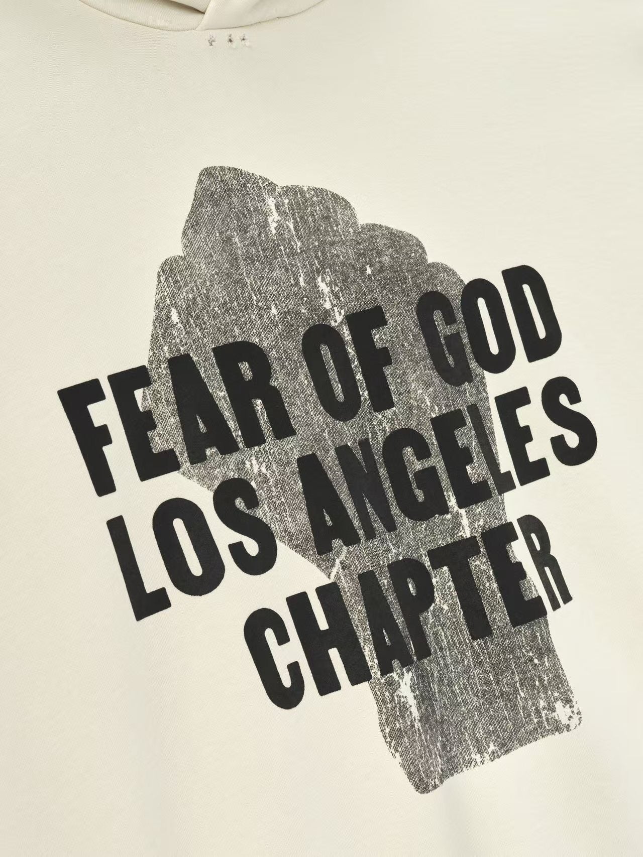 Fear of God Los Angeles Chapter 213 Graphic Hoodie — detail